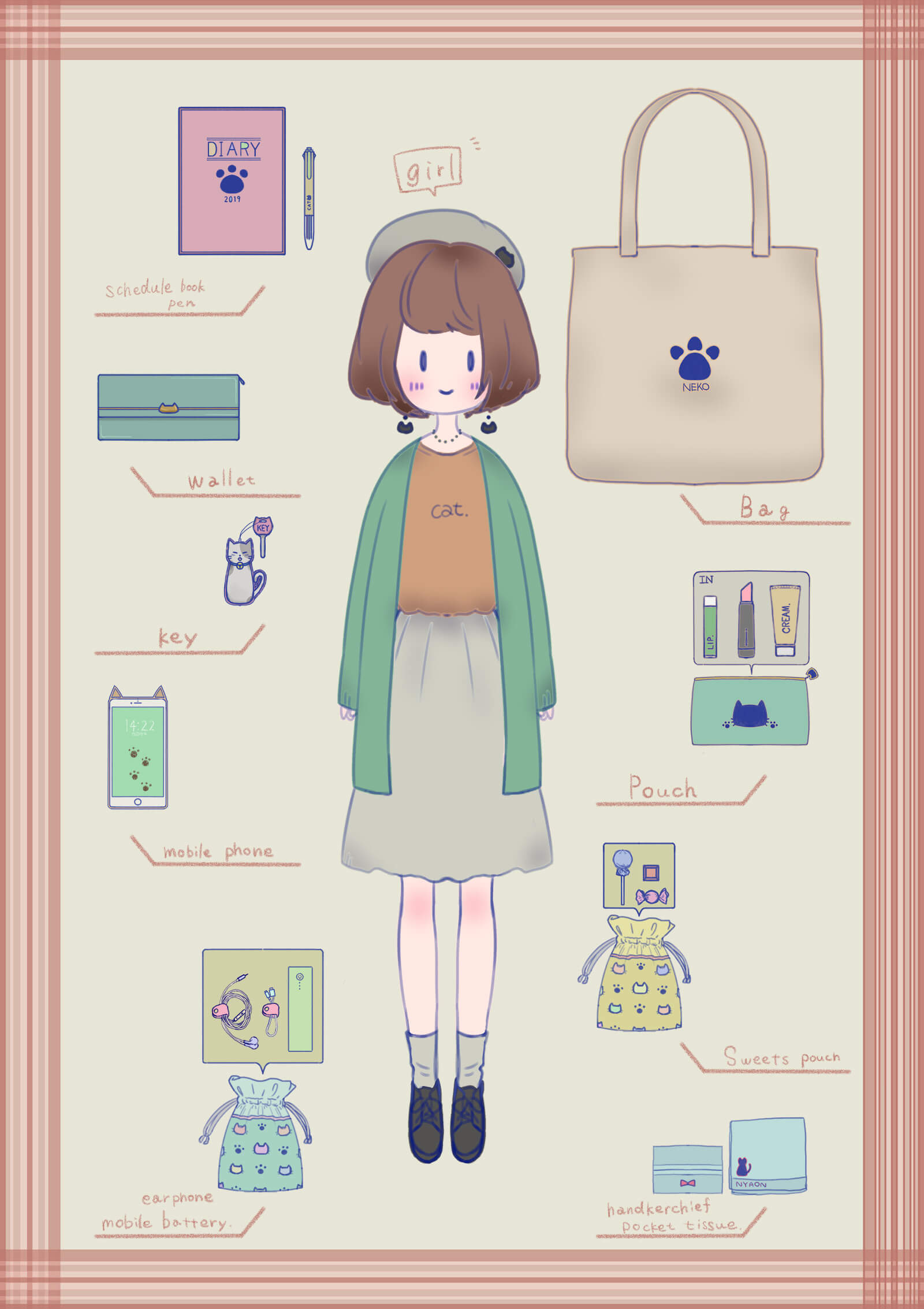 「What is in your bag」 円城寺さん